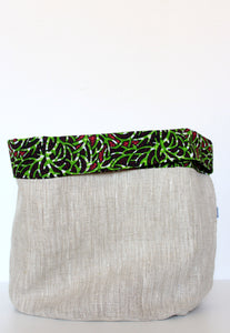Cache-pot en tissu modèle Kumasi XL promo ©Matucana